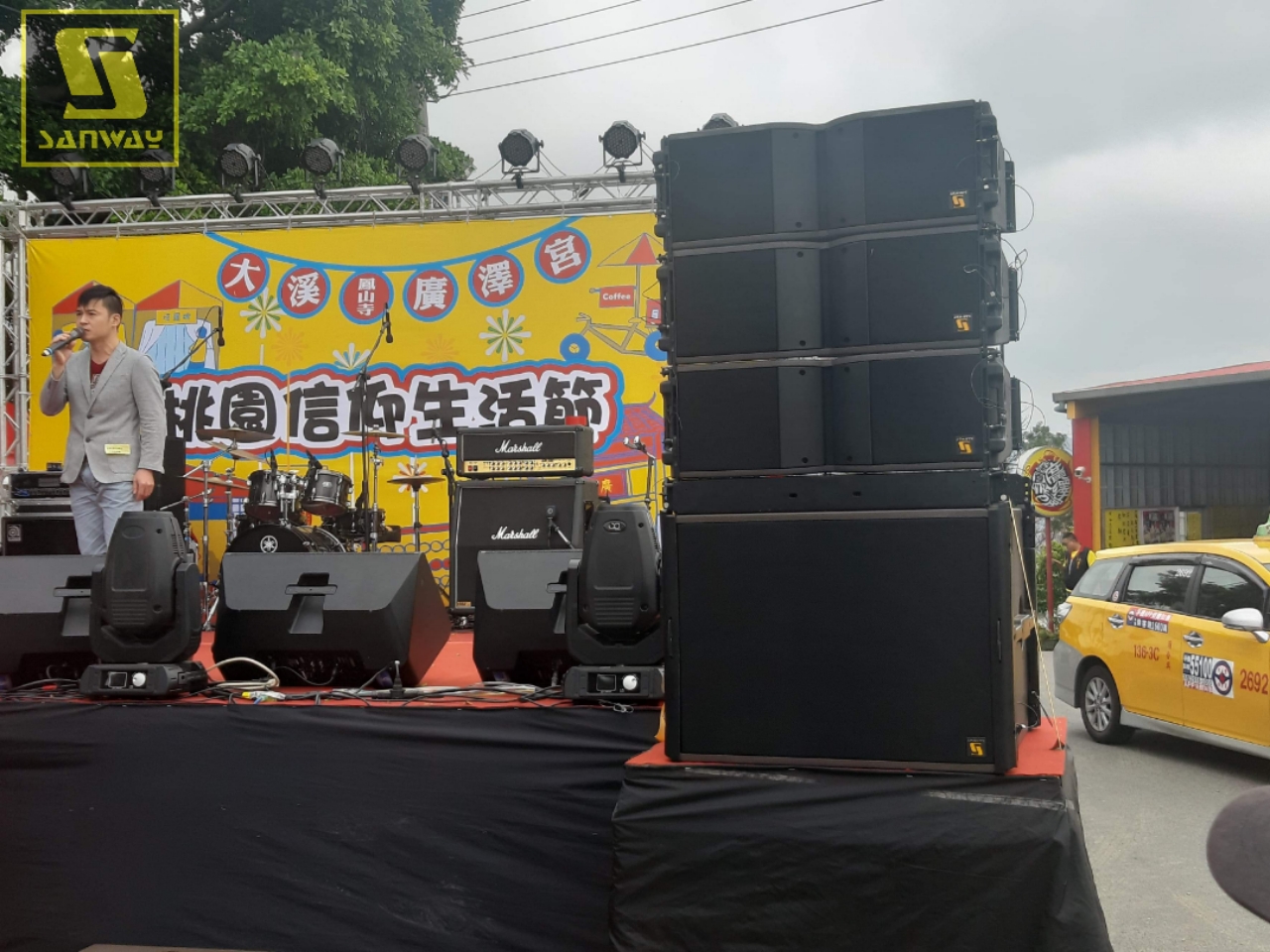 active line array system