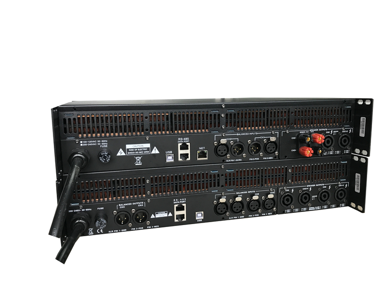 D14 7000W Stereo DSP Network Power Amplifier With Wifi Function
