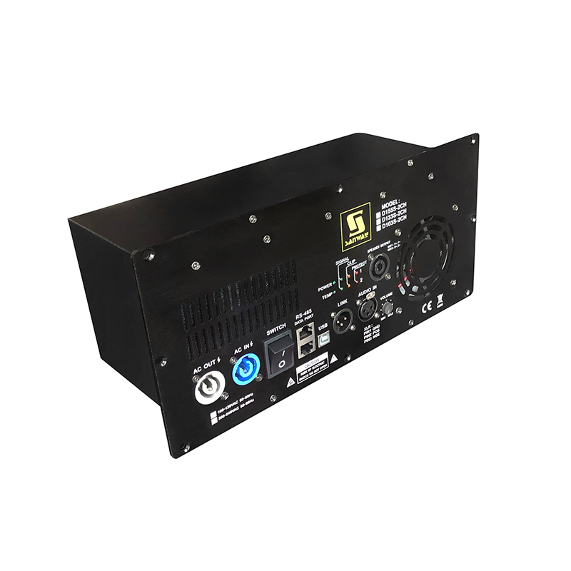 D155S-2CH 1800W 700W Class D Plate Amplifier for Active Speaker 