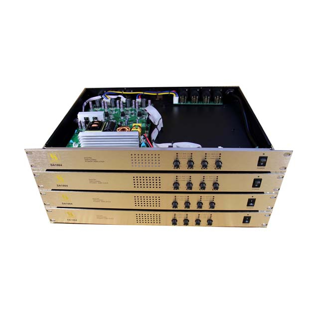  DA1004 4 Channels 1U Home Theater Systems Amplifier