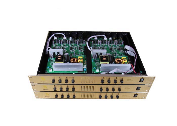 DA1008 8 Channels 1U Public Address Class-D Power Amplifier