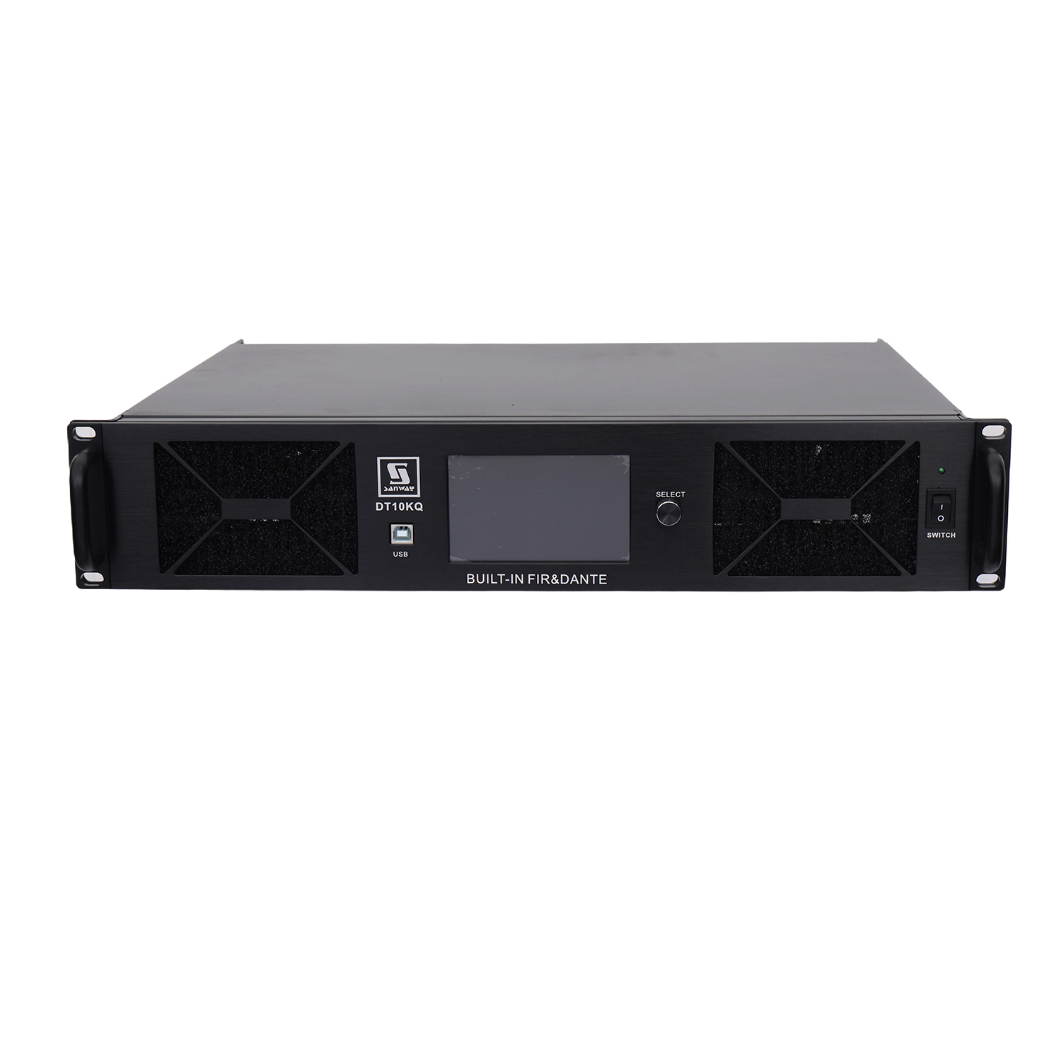 DT10KQ Professional 4 Channel 10000W DSP FIR Power Amplifier with Dante
