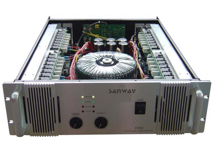 F5500 1500W Circuit DJ Speaker Amplifier