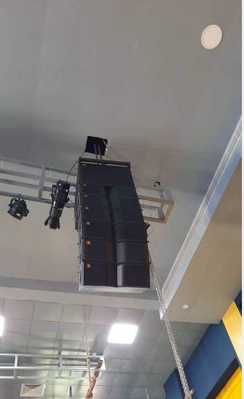 LA208&LA18 active line array sound system 
