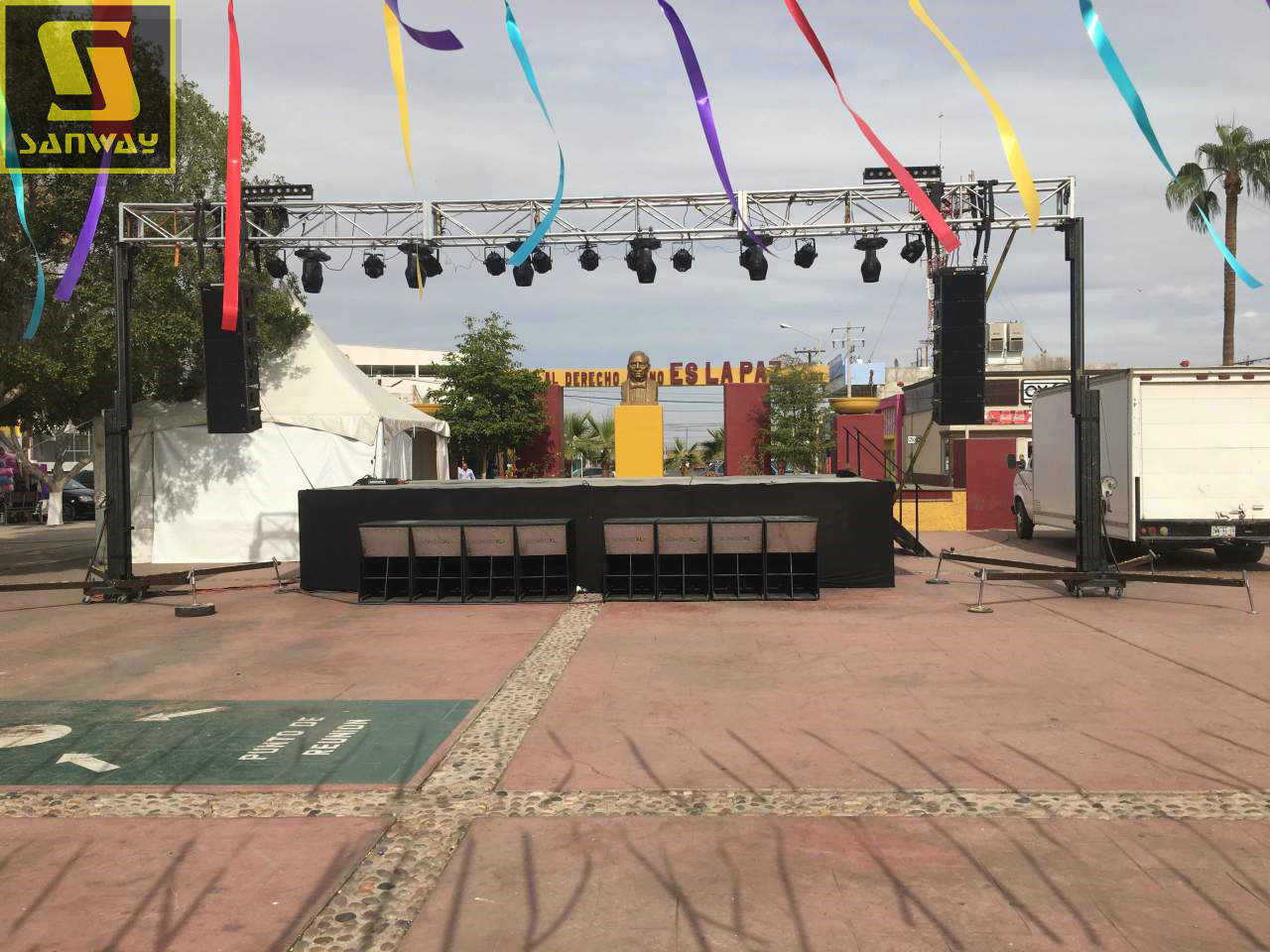 12 PCS VR10 single 10 inch line array feedback