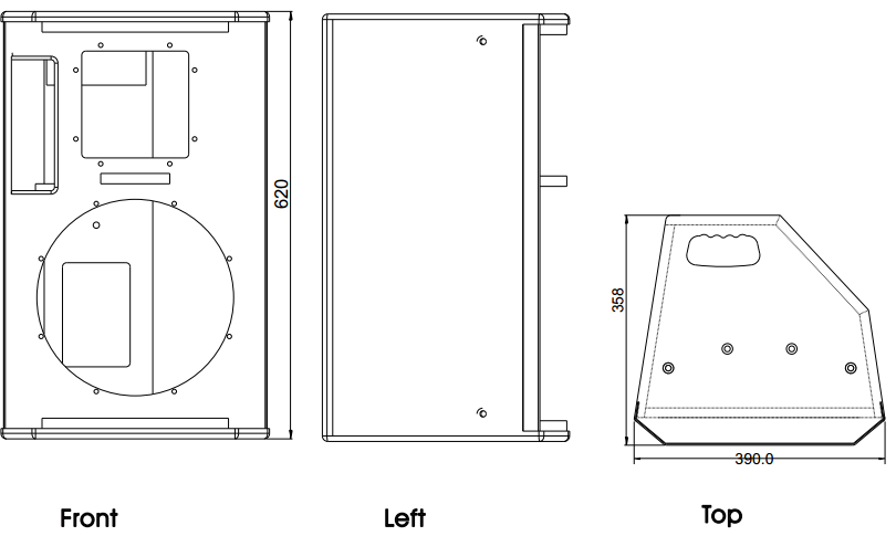 AT12 12 inch active full range speaker AT12 ALL